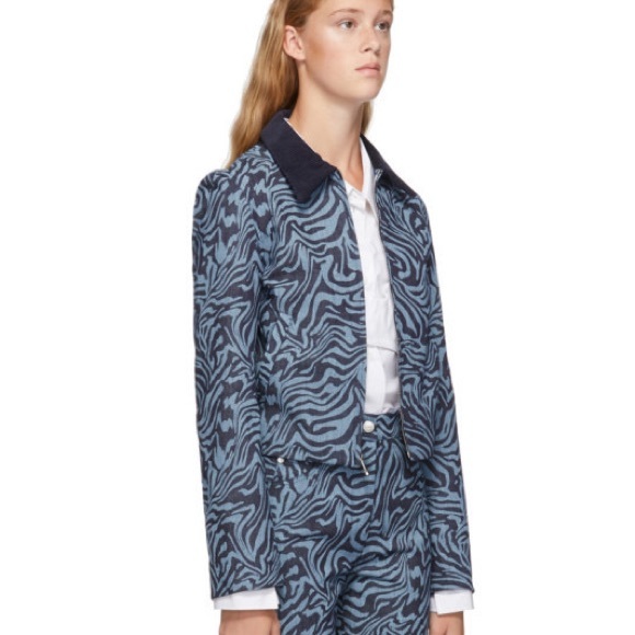 Miaou blue zebra Kai jacket - size small - Picture 2 of 4